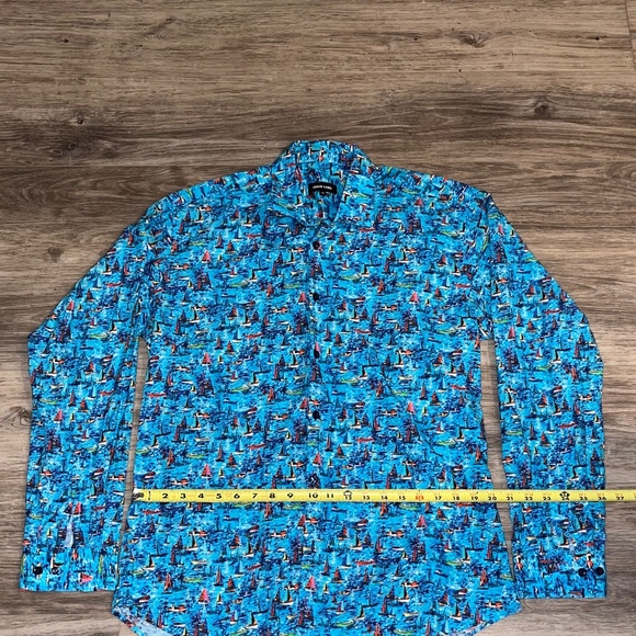 Jared Lang - Men's Long Sleeve Button Down - Picture 5 of 7